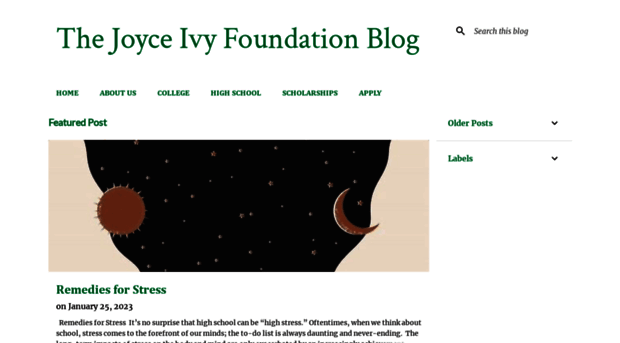 joyceivyfoundation.blogspot.com