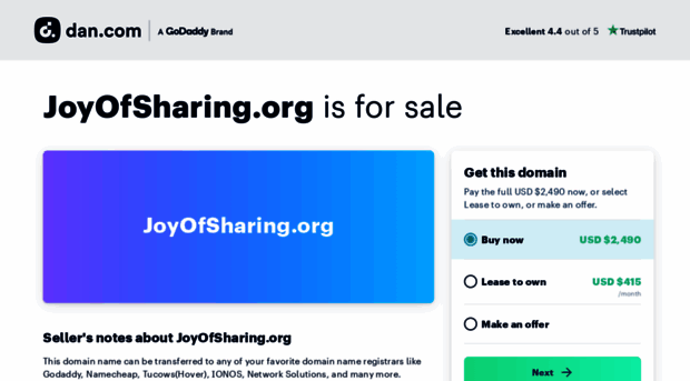 joyofsharing.org