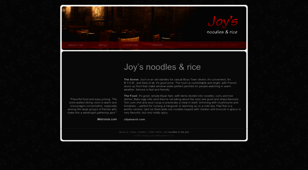 joysnoodlesandrice.com