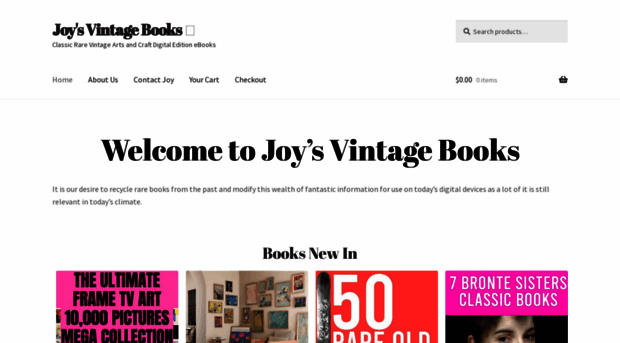 joysvintagebooks.com