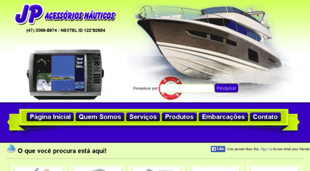 jpacessoriosnauticos.com.br