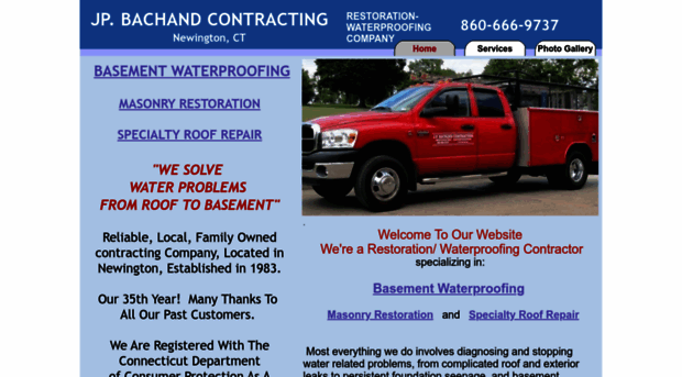 jpbachandcontracting.com