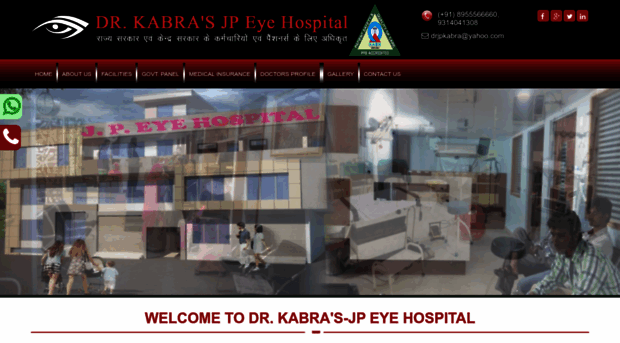 jpkabraeyehospital.com