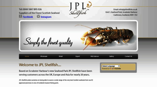 jplshellfish.co.uk