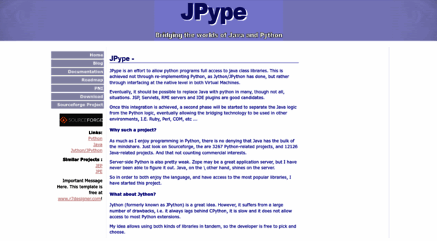 jpype.sourceforge.net