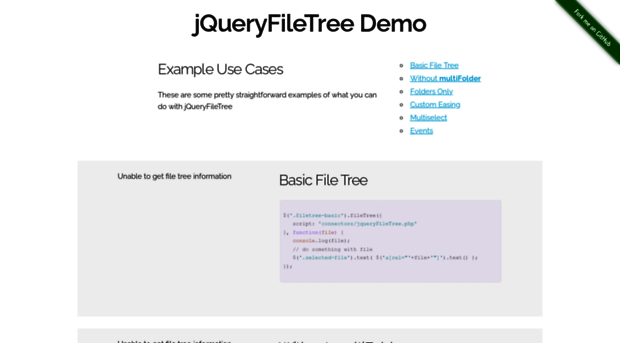 jqueryfiletree.github.io