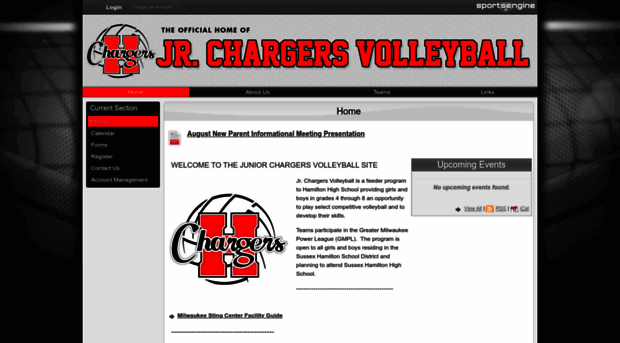 jrchargersvolleyball.com
