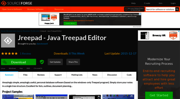 jreepad.sourceforge.net