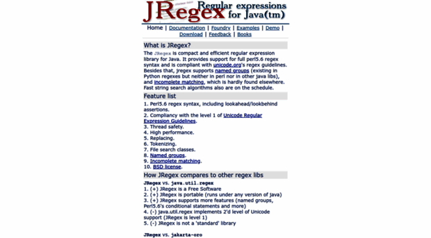 jregex.sourceforge.net