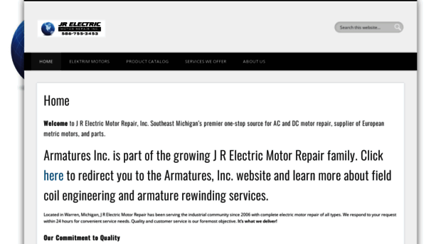 jrelectricmotorrepair.com