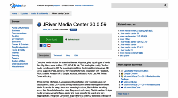 jriver-mediacenter-v170147.updatestar.com