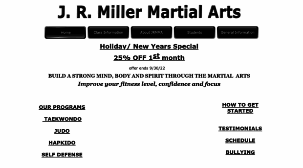 jrmillermartialarts.com