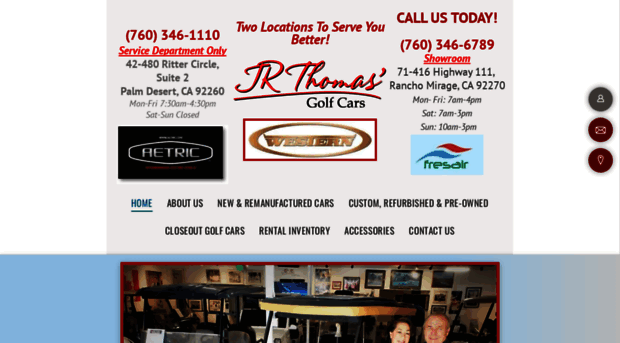 jrthomasgolfcars.com