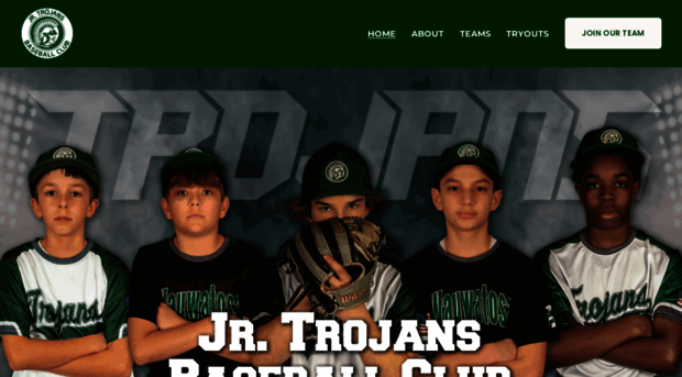 jrtrojansbaseball.com