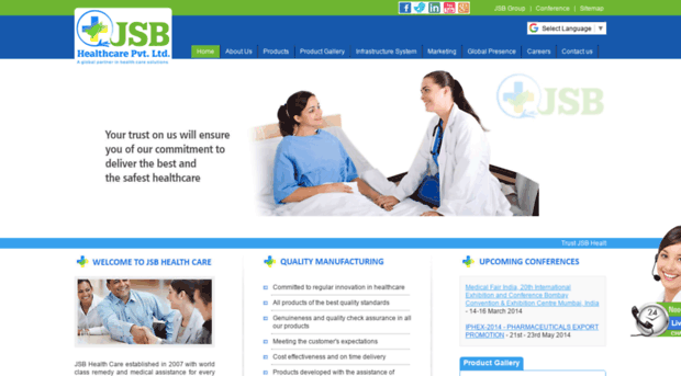 jsbhealthcare.net