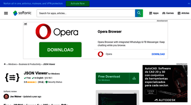 json-viewer.en.softonic.com