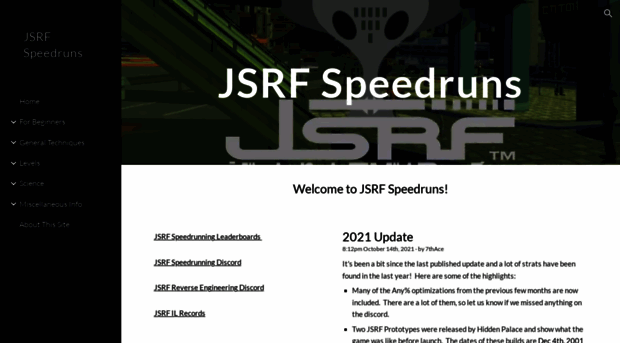 jsrfspeedruns.com