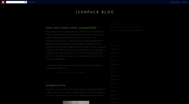 jsunpack.blogspot.com