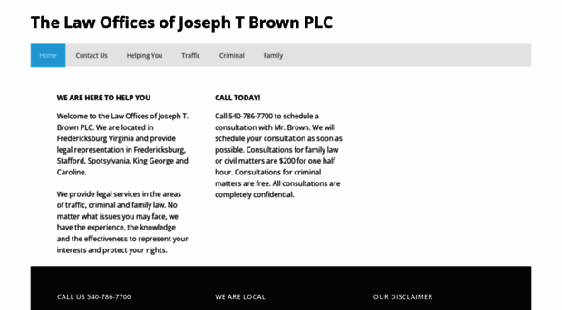 jtbrownlaw.com