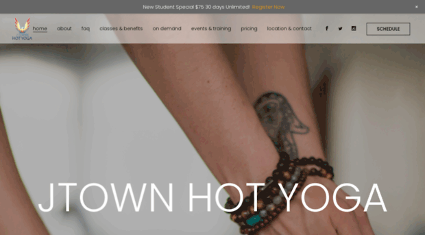 jtownhotyoga.com