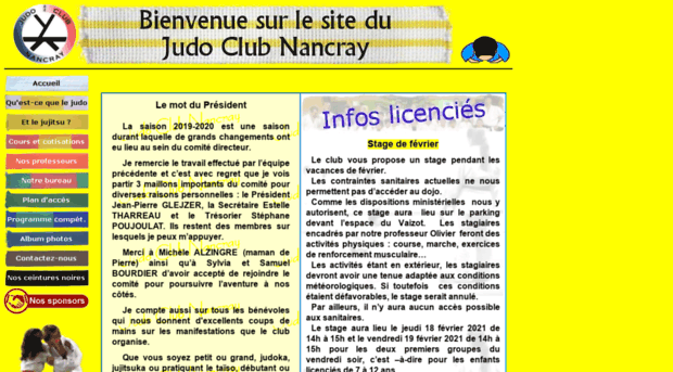 judoclubnancray.fr