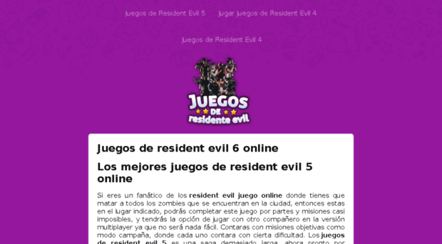 juegosderesidentevil.net