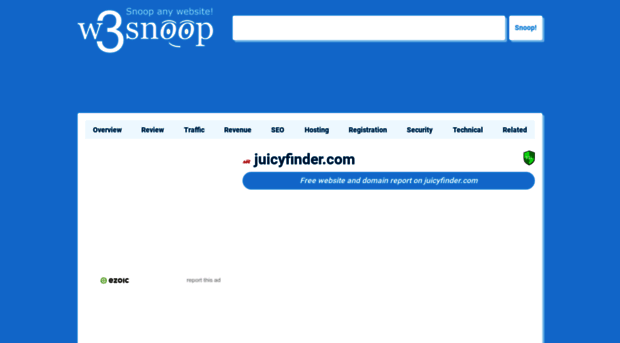 juicyfinder.com.w3snoop.com