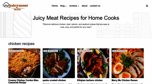 juicymeatrecipes.com