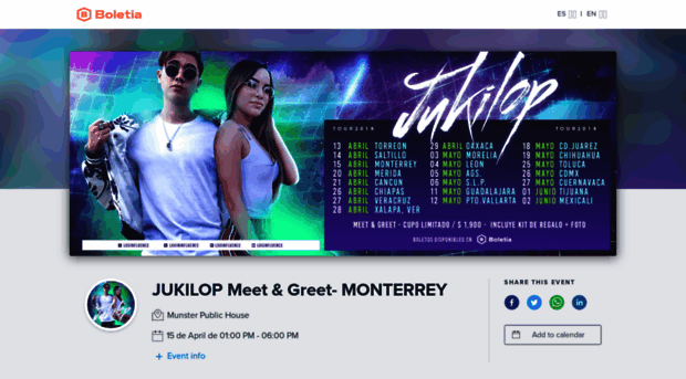 jukilo-meet-greet-monterrey.boletia.com