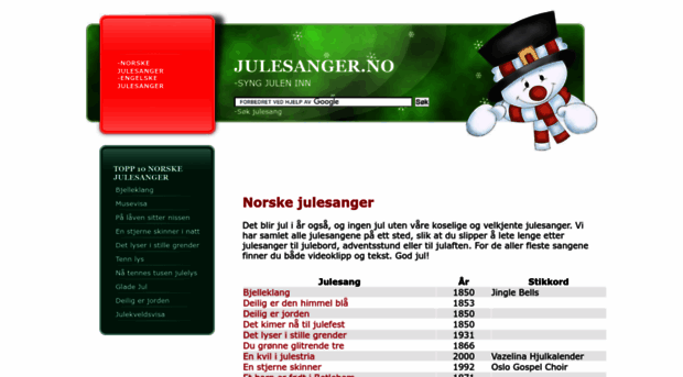 julesanger.no