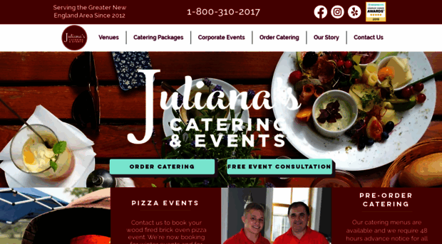 julianascatering.com