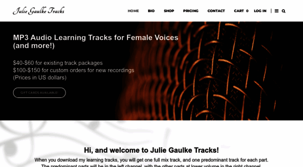 juliegaulketracks.com