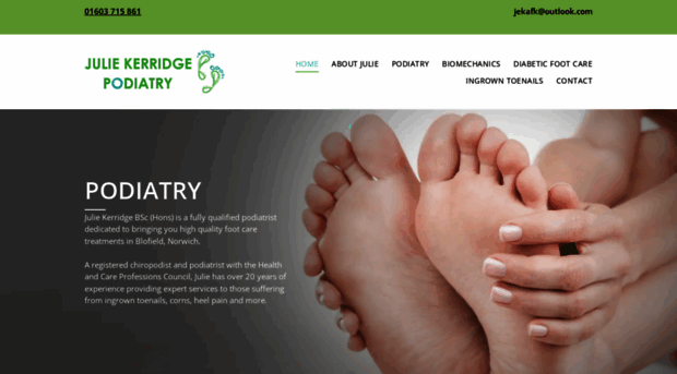 juliekerridgepodiatry.co.uk