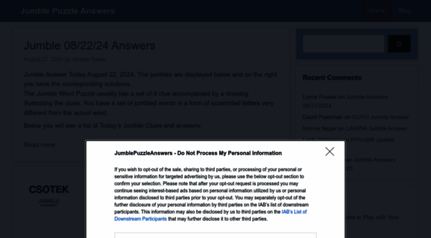 jumblepuzzleanswers.com