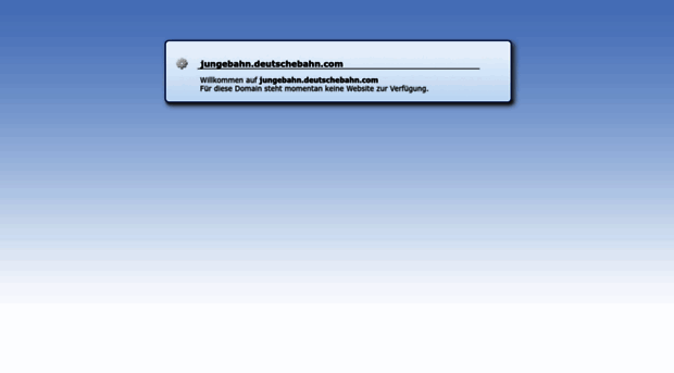 jungebahn.deutschebahn.com