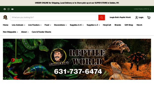 junglebobsreptileworld.com