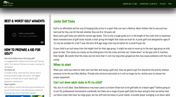 juniorgolfclubs.org