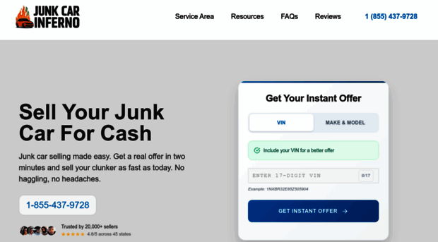 junkcarinferno.com