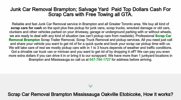 junkcarremovalbrampton.ca