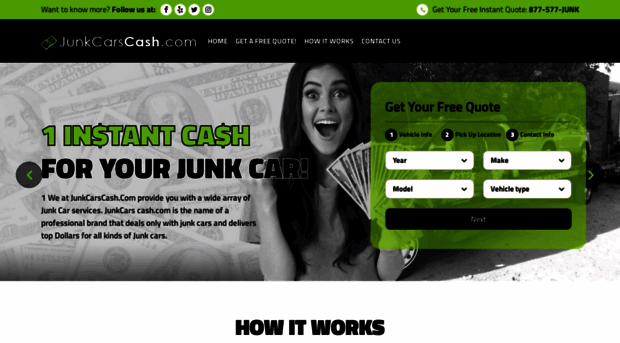 junkcarscash.com