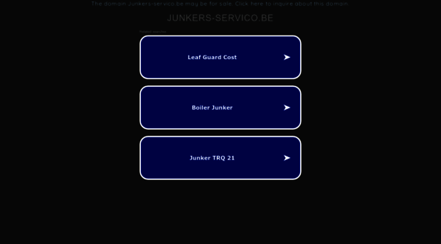 junkers-servico.be