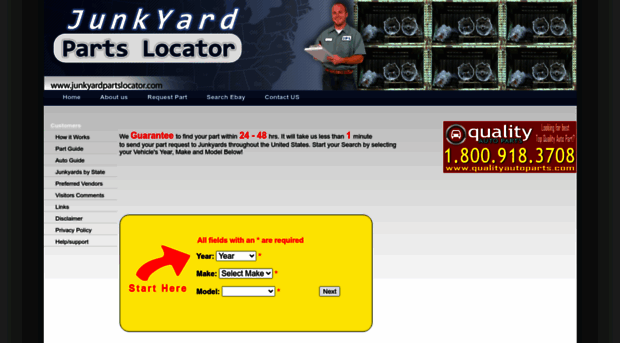 junkyardpartslocator.com