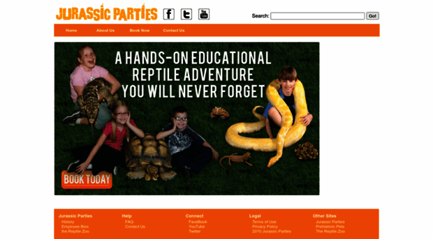 jurassicparties.com