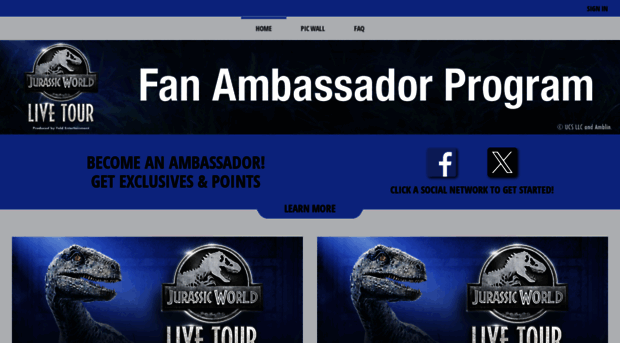 jurassicworld.socialtoaster.com