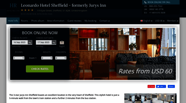 jurys-inn-sheffield.hotel-rez.com