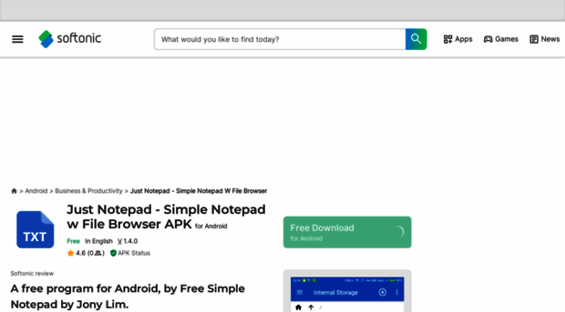 just-notepad-simple-notepad-w-file-browser.en.softonic.com