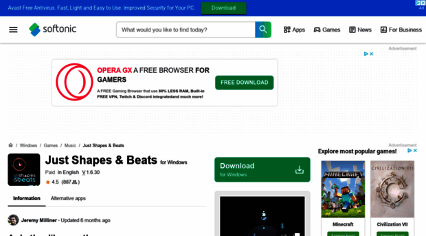 just-shapes-beats.en.softonic.com