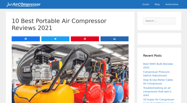 justaircompressor.com