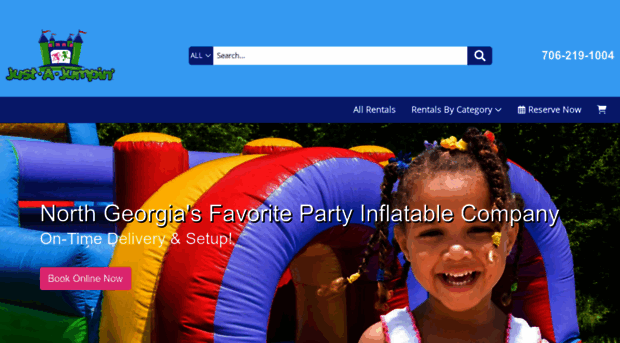 justajumpininflatables.com