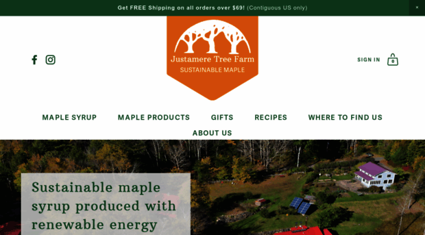 justameretreefarm.com